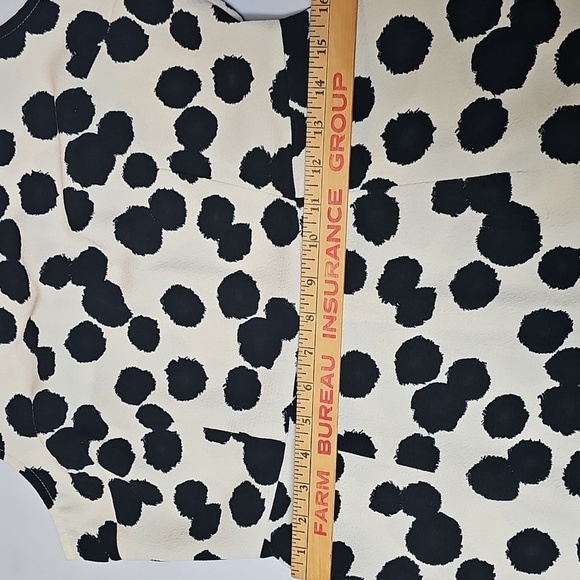 Who What Wear Dress Sz Med Adorable Long Dress Cream And Black New Condition - Picture 11 of 14